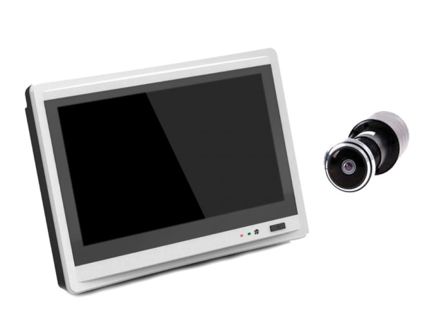 Kit Spioncino porta con Monitor, Registratore ed Internet